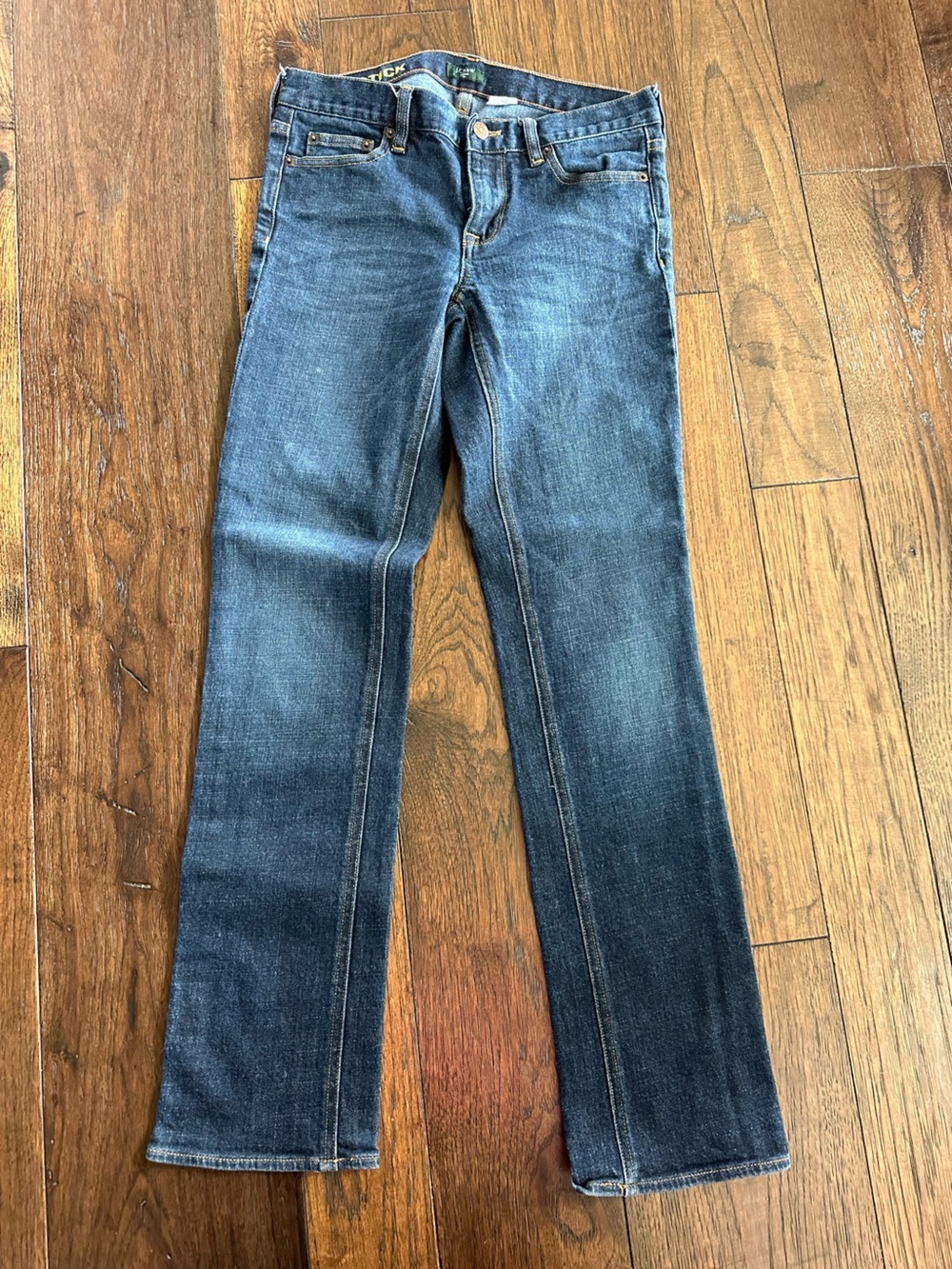 JCrew Matchstick Women's Dark Blue Straight-Leg Jeans- size 28